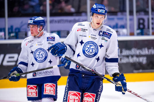 Leksands Linus Hultström  och Johan Ryno  deppar
