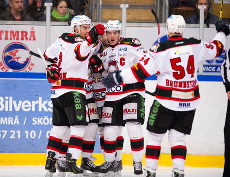 Malmö Redhawks Jens Olsson jublar
