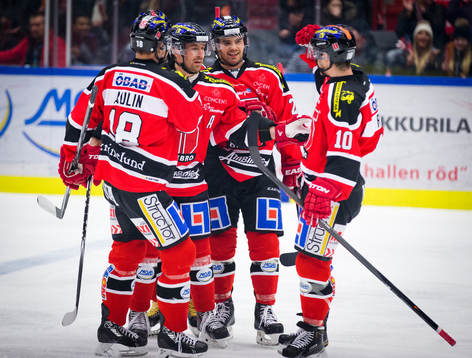 under ishockeymatchen i SHL mellan Örebro och HV71