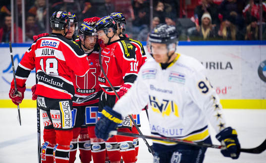 under ishockeymatchen i SHL mellan Örebro och HV71