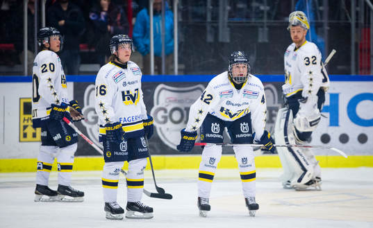 s Lawrence Pilut, Filip Sandberg, Filip Ahl och målvakt