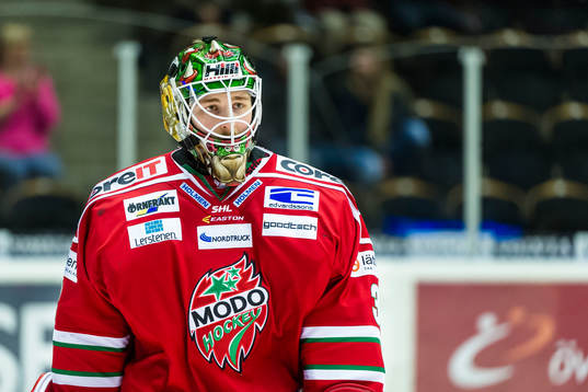 Modos målvakt Linus Ullmark