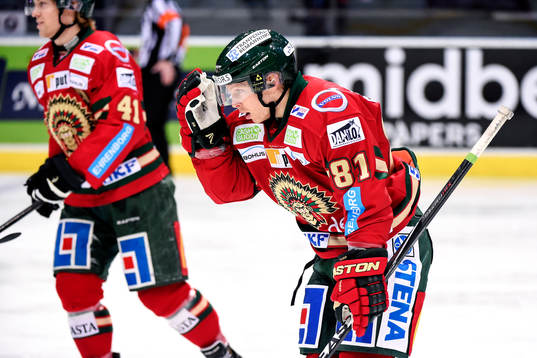 Frölundas Ryan Lasch  jublar
