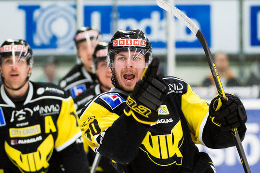 Västerås Eddie Davidsson jublar