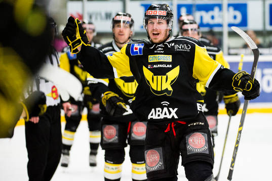 Västerås Eddie Davidsson jublar