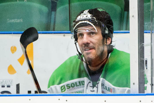 Rögles Andreas Lilja i utvisningsbåset