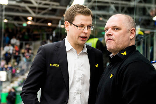 Västerås tränare Martin Filander och assisterande