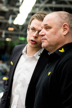 Västerås tränare Martin Filander och assisterande