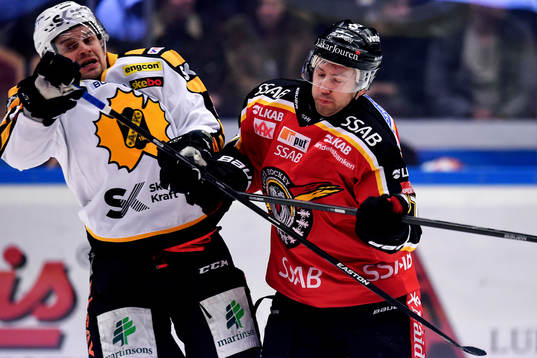 Skellefteås Janne Pesonen och Luleås Per Ledin