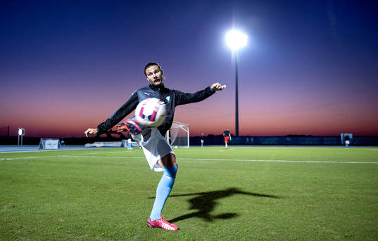 Bläddra bland fler bilder av Fotboll, träningsmatch, Tampa Bay Rowdies - Malmö