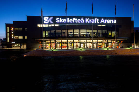 Skellefteå Kraft Arena exteriört