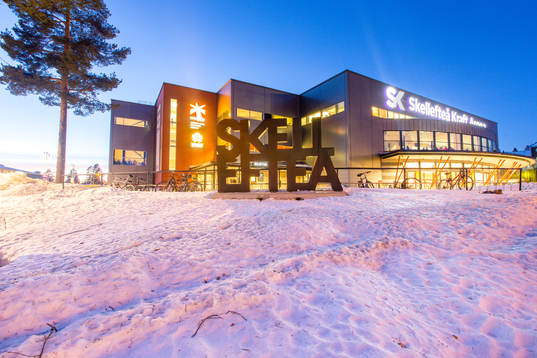 Skellefteå Kraft Arena exteriört