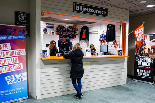 Biljettservice i Vida arena