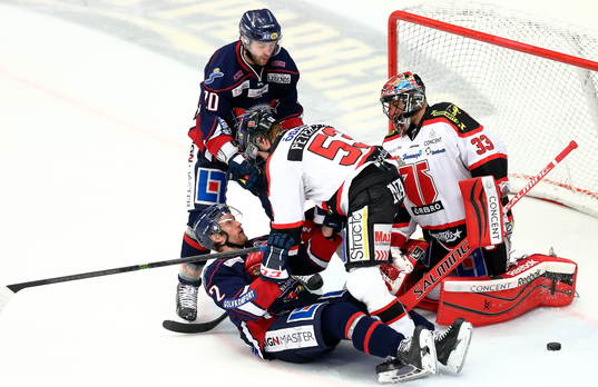 Linköpings Jeff Taffe, Sebastian Karlsson, Örebros Bobbo