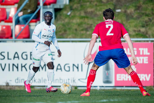 Helsingborgs Emmanuel Boateng utmanar Vestsjällands Anders