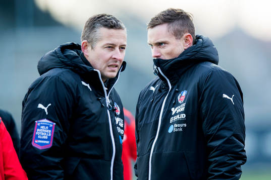 Helsingborgs målvaktstränare Daniel Andersson och