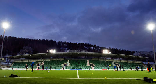 Norrporten Arena innan fotbollsmatchen mellan GIF Sundsvall