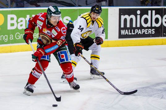 Frölundas Mats Rosseli Olsen och Brynäs David Westlund