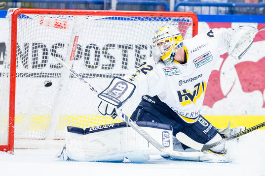 Växjös Liam Reddox gör 3-0 målet i box-play