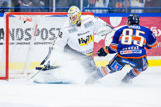Växjös Liam Reddox gör mål 3-0 i boxplay