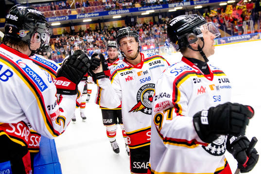 Luleås Daniel Zaar jublar