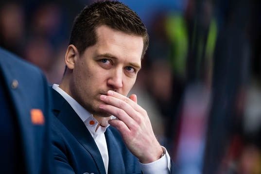 Växjös tränare Sam Hallam