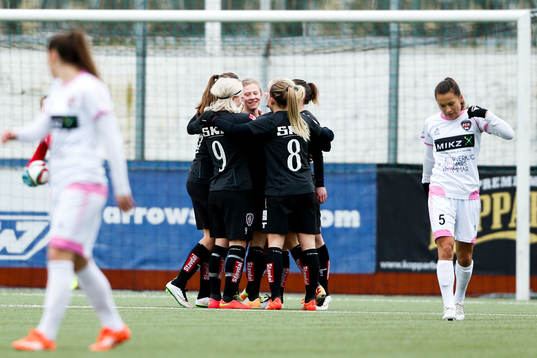 Göteborgs spelare jublar