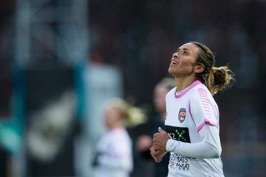 Rosengårds Marta Viera da Silva glad