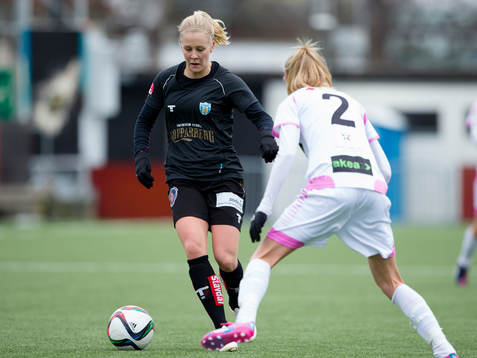 Göteborgs Adelina Engman mot Rosengårds Line Röddik