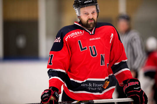 Lund Gigants Marcus Nilsson deppar