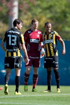 Häckens målvakt Christoffer Källqvist och Walid Atta