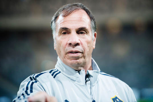 LA Galaxys tränare Bruce Arena