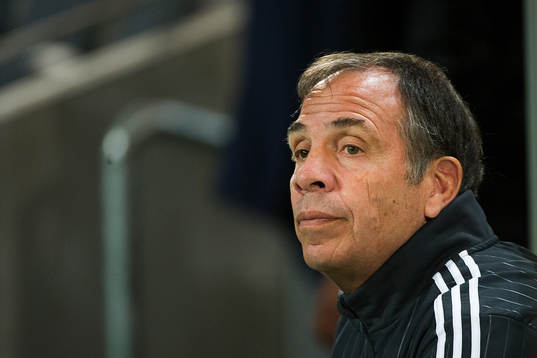 LA Galaxys tränare Bruce Arena