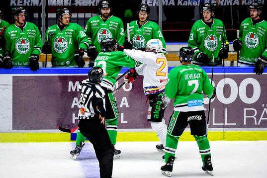 Slagsmål mellan Rögles Daniel Sylwander och Malmö
