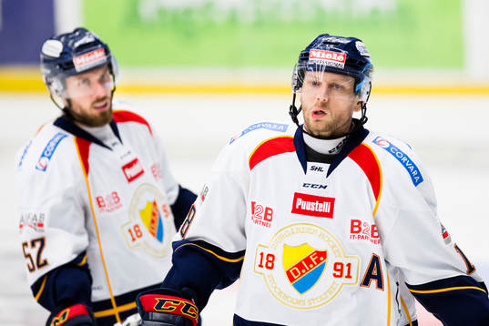 Djurgårdens Mikael Ahlén och Michael Holmqvist