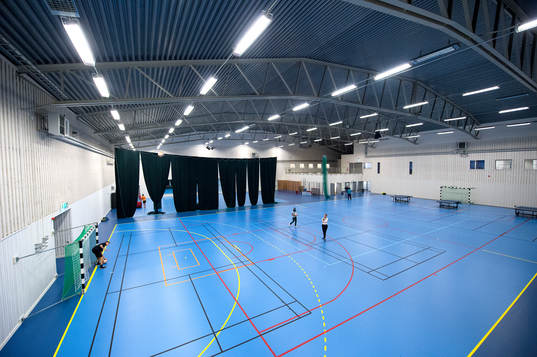 Interiör i Sjuhäradshallen