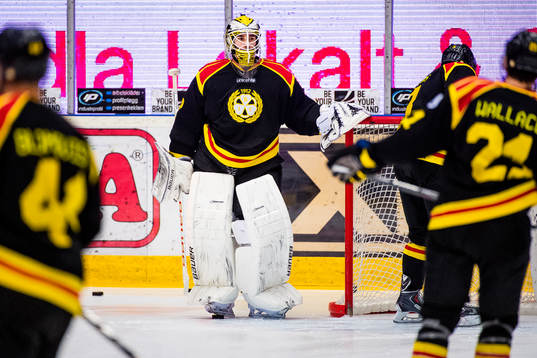 Brynäs målvakt Bernhard Starkbaum deppar före