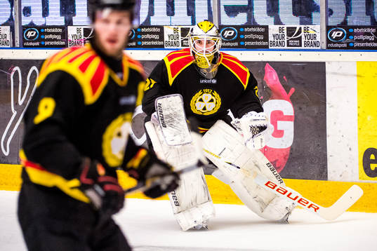 Brynäs målvakt Bernhard Starkbaum