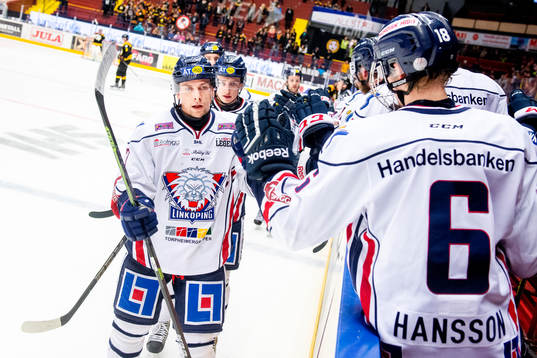 Linköpings Magnus Johansson jublar