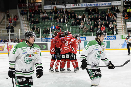 Rögles Sebastian Stålberg och Emil Molin deppar