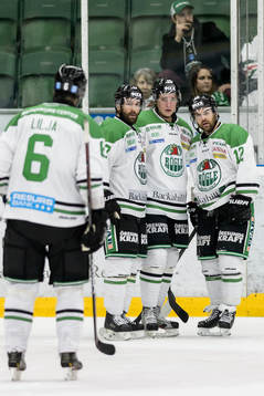 Rögles Taylor Matson, Jakob Lilja firar Jack Connolly