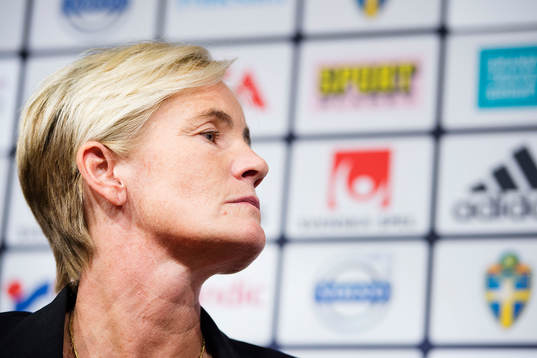 Sveriges assisterande förbundskapten Lilie Persson