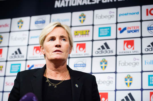 Sveriges assisterande förbundskapten Lilie Persson