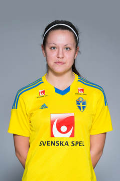 Klara Enberg som spelar i F17/98-landslaget
