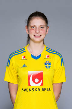 Saga Ollerstam som spelar i F17/98-landslaget
