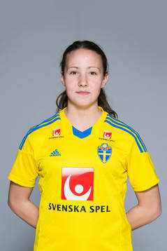 Linnea Berger som spelar i F17/98-landslaget
