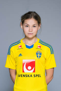 Amanda Jeppson som spelar i F17/98-landslaget