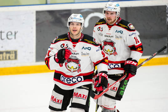 Malmö Redhawks Björn Svensson och Magnus Häggström