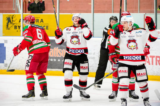 Malmö Redhawks Björn Svensson jublar