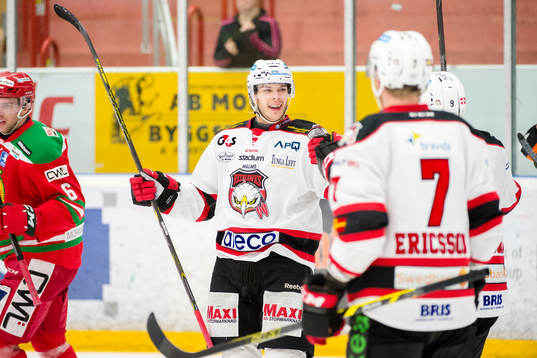 Malmö Redhawks Björn Svensson jublar
